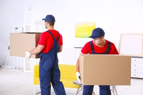 Removal team planning a house move in Gospel Oak