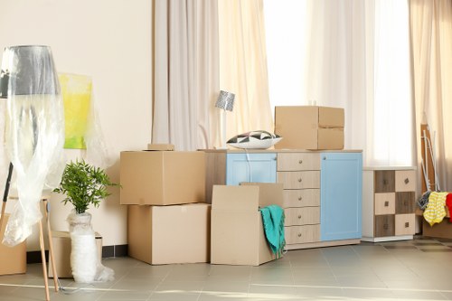 Careful unpacking and room organisation after a local move