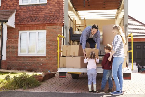 Removals van service for home moving in Gospel Oak