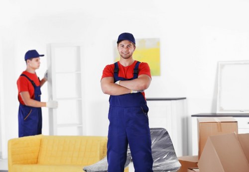 House move support with a removals van in Gospel Oak area