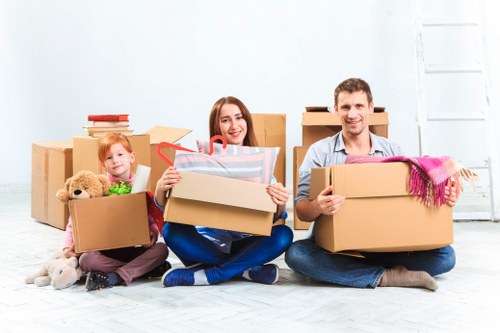 Business relocation van supporting office removals in Gospel Oak
