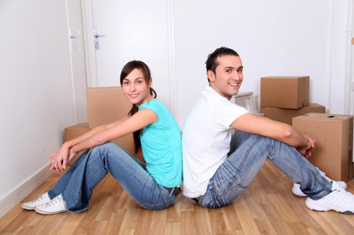 Professional house removals service preparing for a local move in Gospel Oak